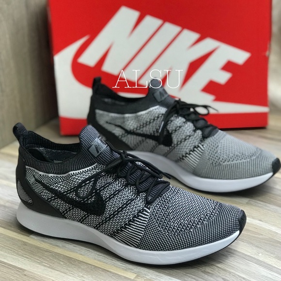 Nike Zoom Mariah Flyknit Racer Black Pure Plat Men - Picture 2 of 8